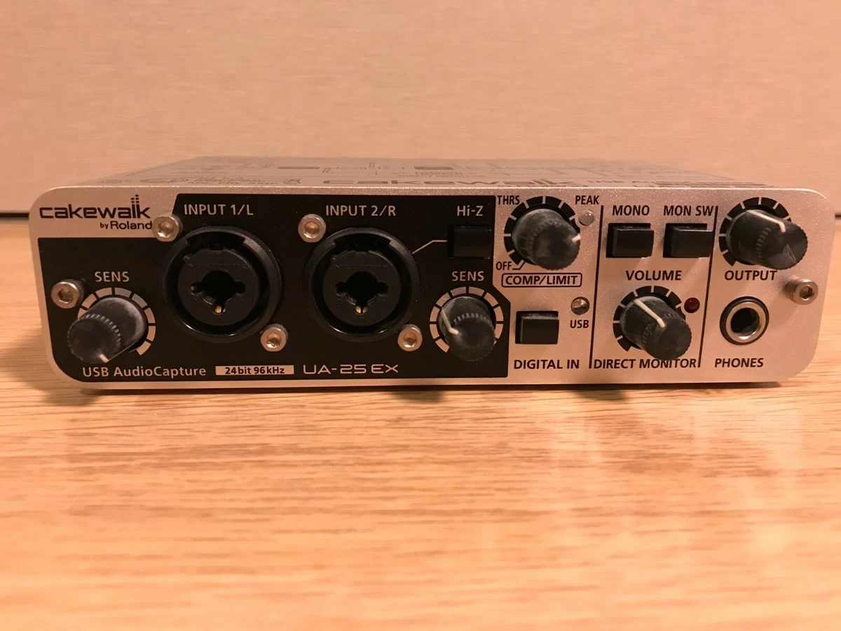 Roland Cakewalk / Edirol UA-25EX USB Audio Capture Interface 24Bit