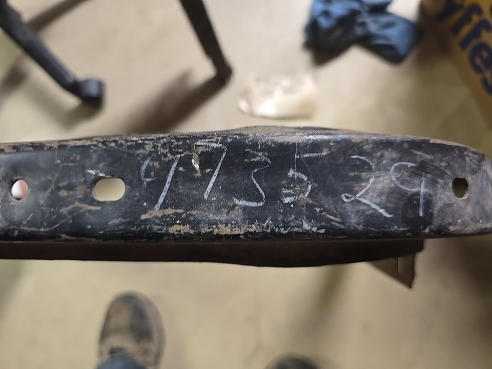 1955-1957 Chevrolet Bel Air 6 Cylinder Radiator Core Support Lower Hoop ...