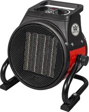 2000w Floor Fan Heater with 2 Fan Speeds & Adjustable Thermostat Portable PTC