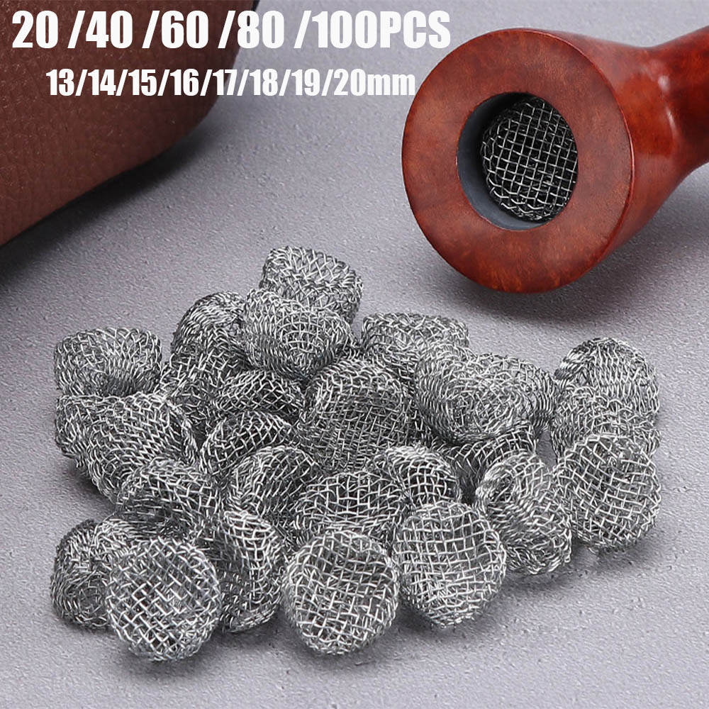 tobacco screen Tobacco Smoking Pipe Metal Filter Screen Steel Mesh Ball Pipe Screen  Filters USA