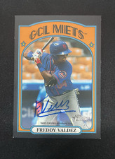 Freddy Valdez | 2021 | Topps | Heritage Minors | Black Auto 37/50 | NY Mets |