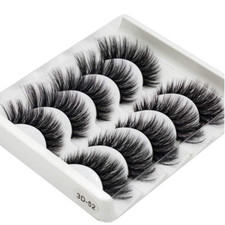 Falsche Wimpern 5 Paare 3D Wimpern Wiederverw...