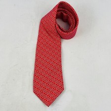 Vineyard Vines Fishhook Print Tie Red Martha's Vineyard Handpicked Shep  Ian