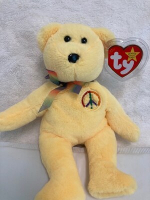 Ty Beanie Baby   PEACE II 8'' Limited Edition 30th Anniversary New MWMT'S