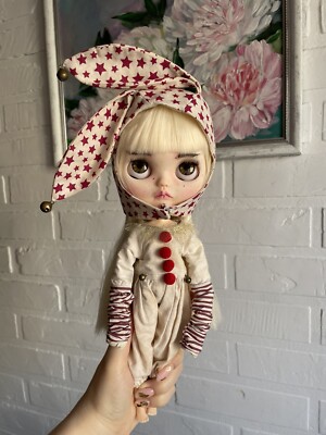 Blythe doll   clothes, vintage outfit for blythe Clown Clothes Blythe