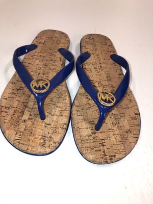 michael kors jet set flip flops