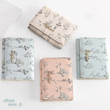 Women Slim Leather Wallet Small Card Holder Case Ladies Mini Purse RFID Blocking