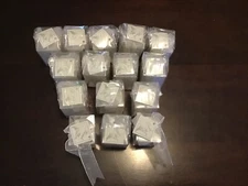 Lot of 15 KateAspen Calla Lily Vase Shaped Mini Candle Wedding Favors W/ Bow