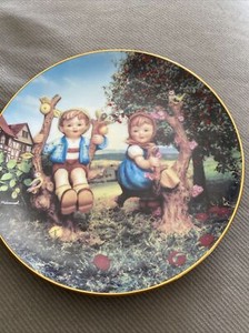 MJ Hummel- “ Apple Tree Boy and Girl”  The Danbury Mint - 1992