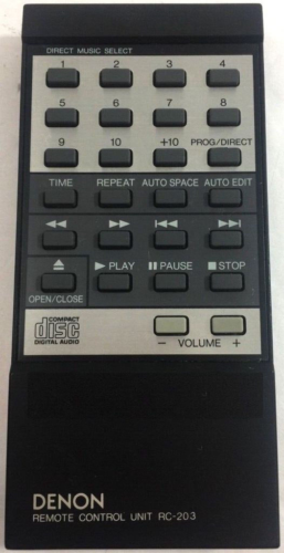 DENON RC-203 TELECOMANDO Originale remote control unit DCD 800 500 - Foto 1 di 1