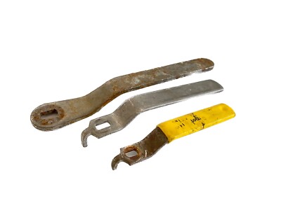 (Lot of 3) Replacement Steel On/Off Valve Handles 4-1/2”, 5-1/2”, 7-1/2 ...