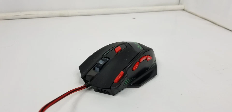 Zelotes T-90 Top Gaming Mouse USB Wired Black/Red ~ Tested Great Condition - Image 2 of 4