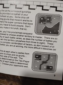 Vintage Rampart Nintendo NES Cart/Manual and Nintendo case Tested Working 