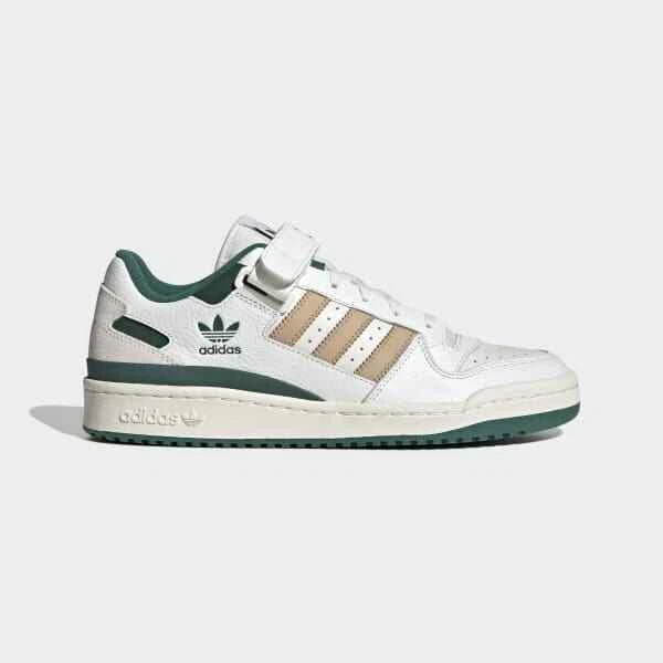 Adidas Forum Low Shoes Originals Sneakers Dark Green White Beige