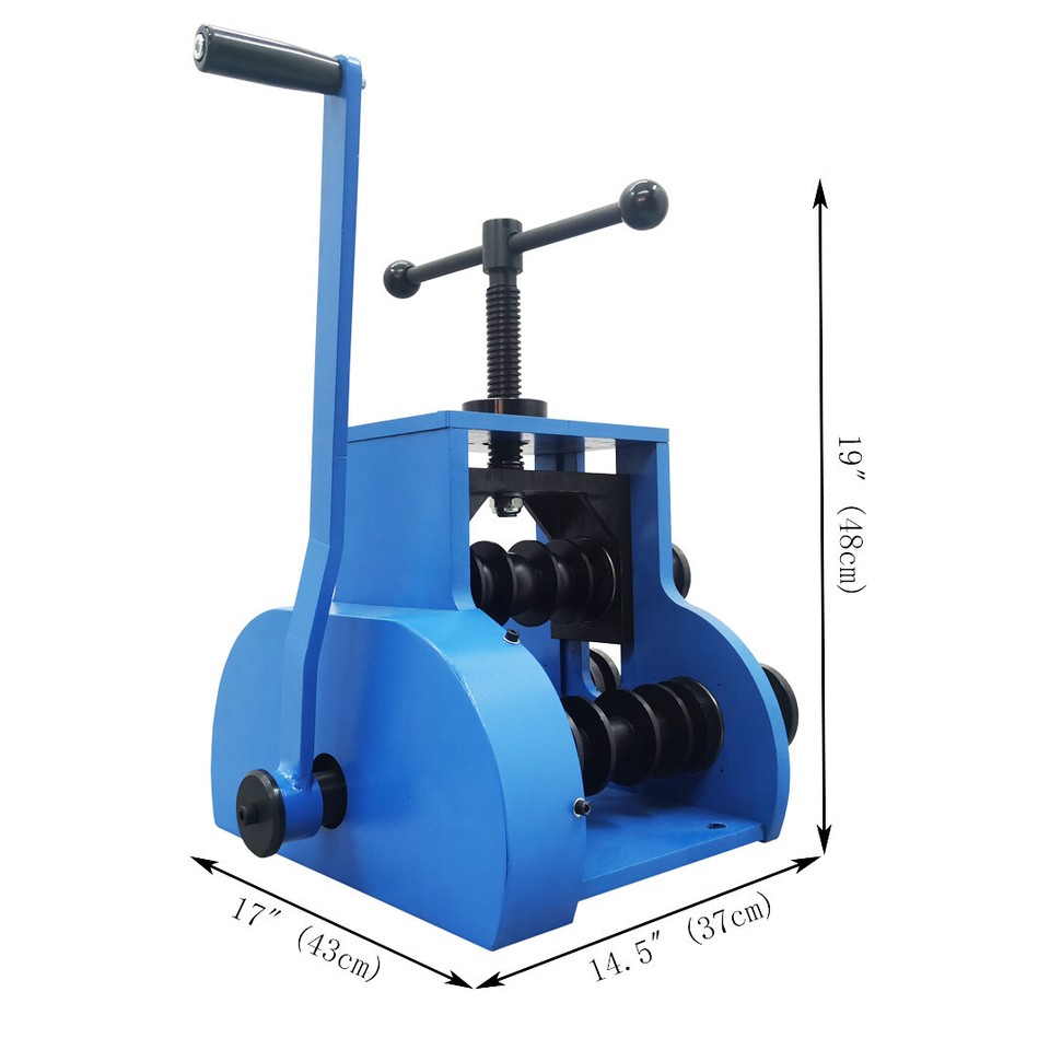 DHSG Handcranked Pipe Bender Stainless Steel Pipe Arc Bending Machine