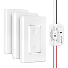 DEWENWILS Wireless Wall Light Switch Kit, No WiFi Needed Remote Control Switch