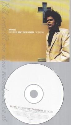 CD--MAXWELL - - - SINGLE -- ASCENSION DONT EVER WONDER