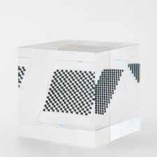 SPHELAR OBJECTS SPHELAR CUBE L Solar Cells Omni-Directional Blue Light JAPAN NEW