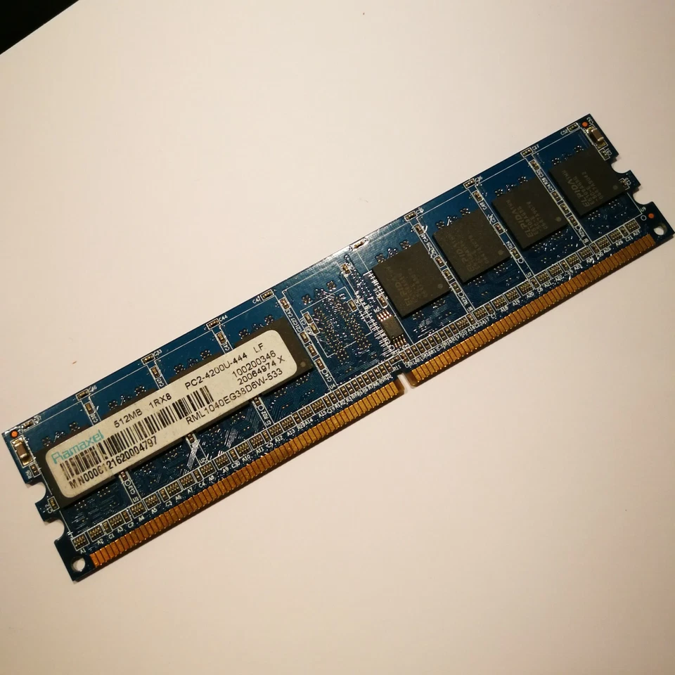 Ramaxel 512MB PC2-4200U 240-pin non-ECC DDR2-533 Desktop PC RAM memory USED Rhg3 - Image 2 of 2