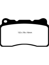 EBC For 2016+ Cadillac CT6 2.0L Turbo Yellowstuff Front Brake Pads (DP42093R)