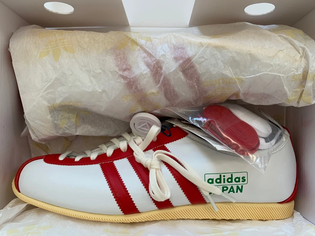 Adidas JAPAN Premium shoes white red green Size 11.5 US 11 UK 46