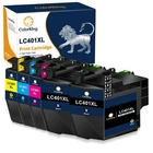 5pk LC401XL LC-401 XL Ink Cartridges for MFC-J1010DW MFC-J1012DW J1170DW J1800DW