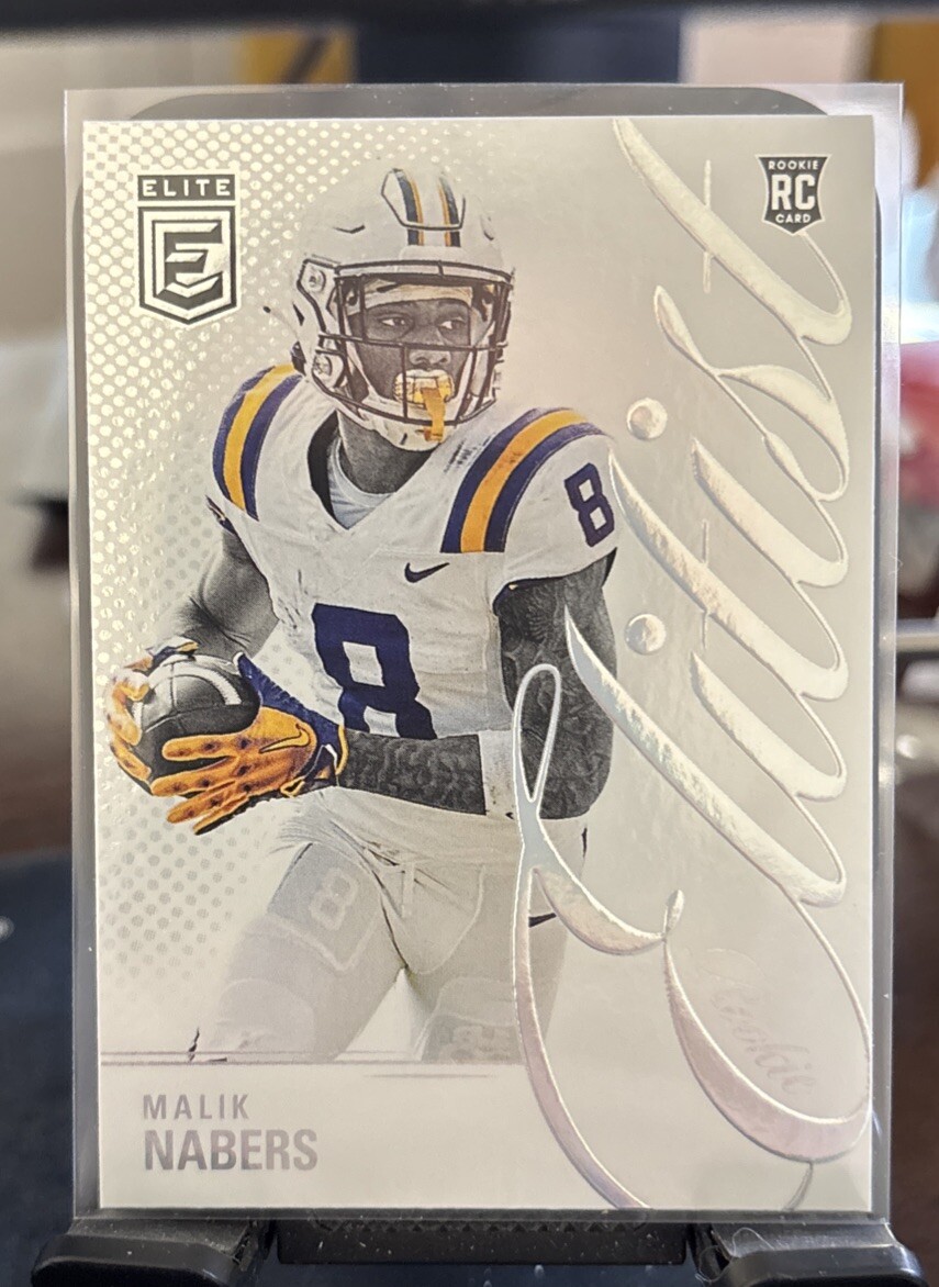 2024 Panini Donruss Elite Malik Nabers Elitist Insert RC
