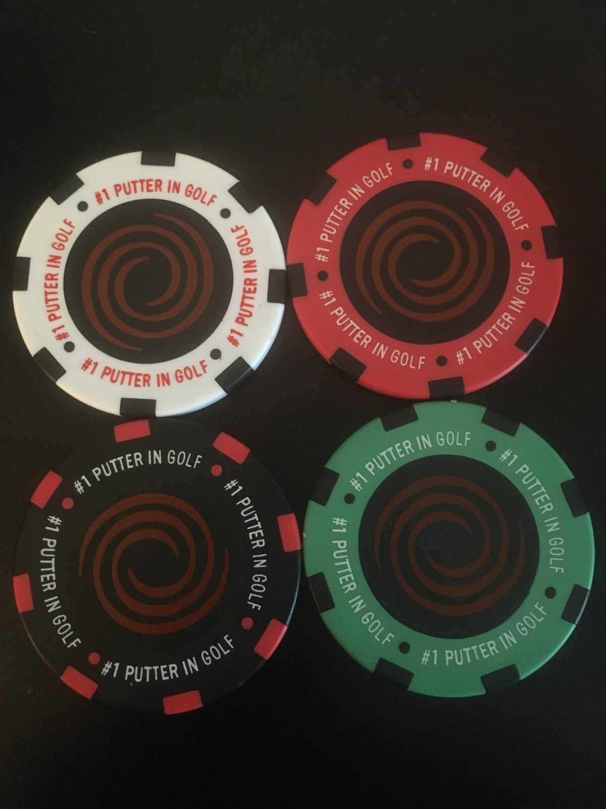 Odyssey Golf Logo Poker Chip Ball Markers - FREE SHIPPING!