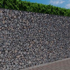 6m Gabionen Mauer 2m hoch Gabionenwand Stützwand Gabionen Hangbefestigung ✔️