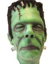 Mean Green Glenn Strange Frankenstein Monster Latex Mask Blacklight GLOHalloween