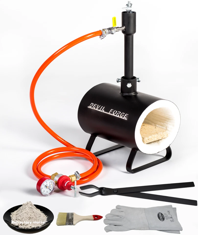 DEVIL FORGE DFSW Schmelzofen Schmiedeofen Gasofen Gasbrenner Propangas
