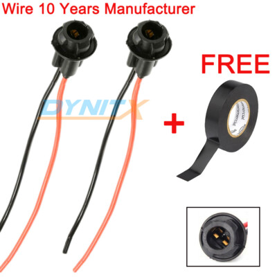 Side Marker Lights For Ford E-250 Wire Pigtail Male 194 168 Two