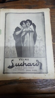 Advertising Advertising Werbung 1909 Suchard Velma chocolate chocolate (51) ^