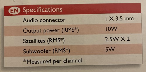 Philips Multimedia Lautsprecher Spa 1302 - Ex Display - Bild 15 von 16