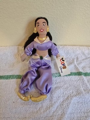 NWT Vintage The Disney Store 10  Bean Bag Plush Princess Jasmine from Aladdin