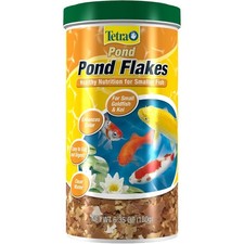 Pond Flakes Fish Food for Goldfish and Koi Complete Nutrition 6.35 oz