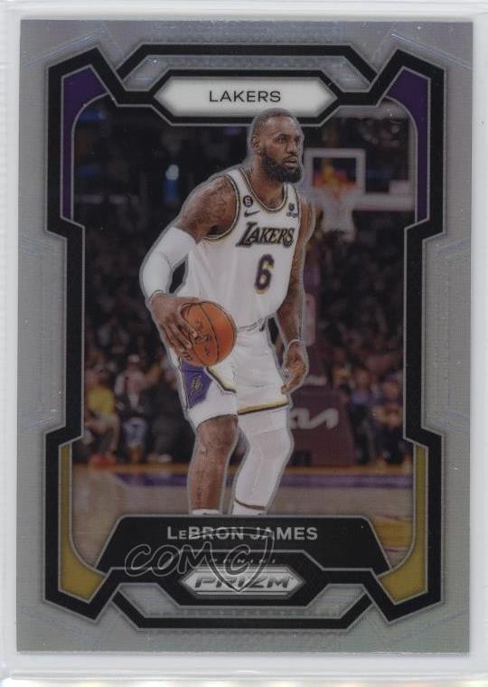 2023-24 Panini Prizm Silver Prizm LeBron James #63