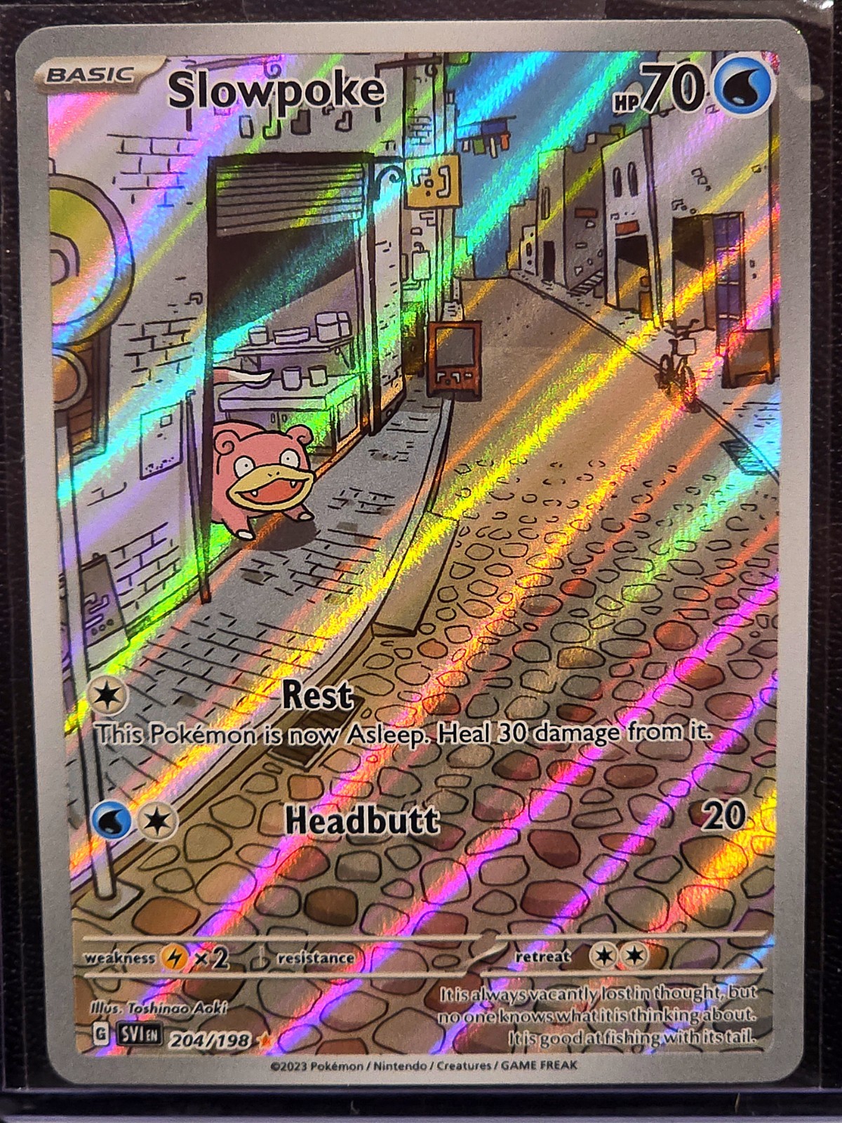 Slowpoke 204/198 Pokemon Sv01: Scarlet & Violet Base Set Holo (A)