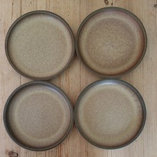 Lot of 4 Denby Romany Side Plates  6.5" diameter.Discontinued. 1970s and rare.