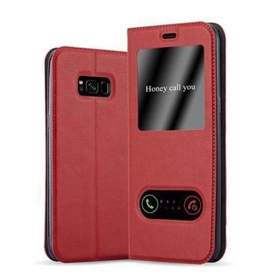 Case for Samsung Galaxy S8 PLUS Phone Cover Protection Window Book Wallet