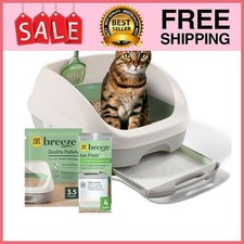 Purina Tidy Cats Breeze Cat Litter Box System Kit with Pellet Cat Litter,