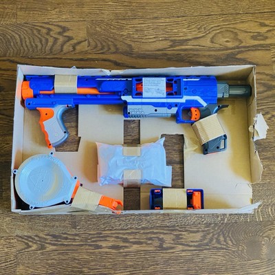 NERF Rampage N-Strike Elite Toy Blaster with 25 Dart Drum Slam