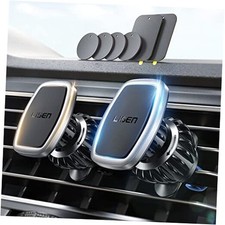 2 Pack Magnetic Phone Holder for Your Car - 6 Military Magnets Vent Sliver