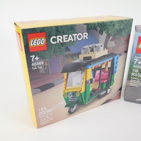 LEGO Lot of 2 Sets 40469 Tuk Tuk 40220 Creator London Bus New and Sealed