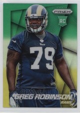2014 Panini Prizm Neon Green & Yellow Prizm Greg Robinson #211 7p8