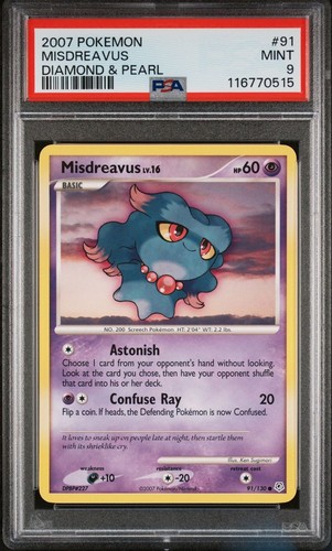 Misdreavus graded PSA 9 for sale on eBay