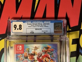 CGC Graded Super Smash Bros. Ultimate NEW Switch  9.8 A++