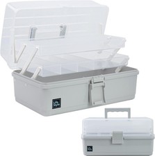 Stackable Bead Organizer Box, Clear Storage for Crafts