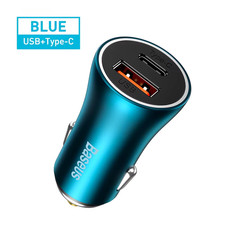 PD 60W Car Charger USB Type C Quick Charger 4.0 QC 3.0 Fast Charging Charger for