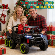 24V Kids Ride On Car Six-wheel Electric Dump Truck W/Shovel Slow Start